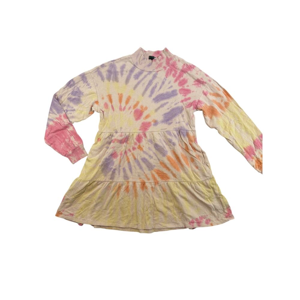 Wild Fable Women's Tie Dye Long Sleeve Sweatshirt Dress - Size Small - NWT